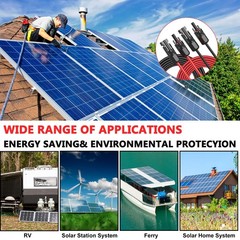Vansdon 2×30 Feet Solar Panel Extension Cable 10AWG Solar Cable Solar Panel