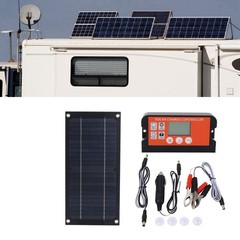 Portable Solar Panel Kit High Efficiency Monocrystalline Silicon Lightweight For