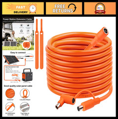 50FT 14AWG Solar Panel Extension Cable, DC7909 Male to Female, Compatible with P