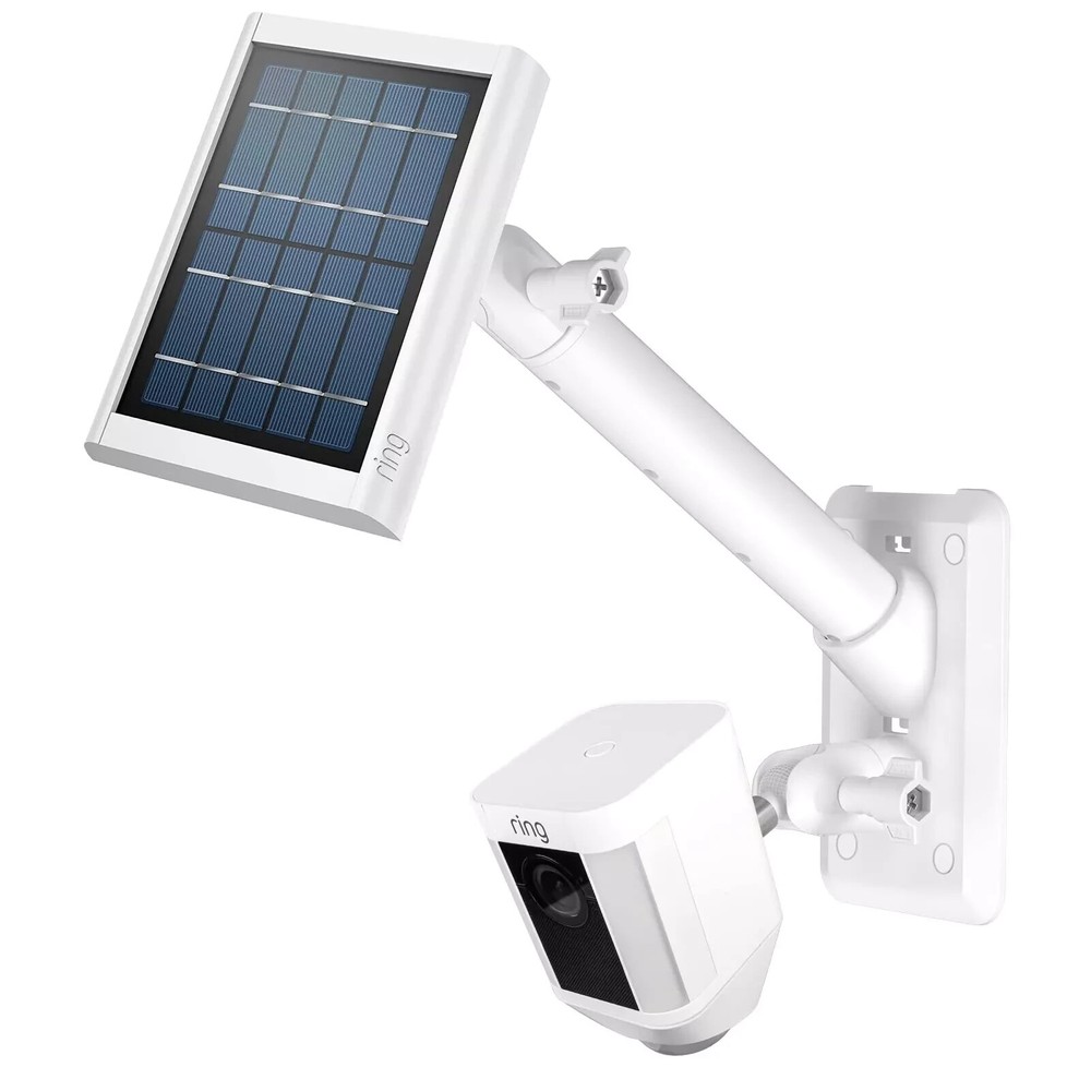 HOLACA 2-in-1 Wall Mount Bracket for Ring Solar Panel Spotlight Cam Battery