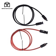 1 Pair 12 AWG 4mm²Solar Panel Extension Cable Wire Connector High Quality