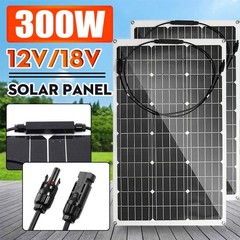 150 Watts Solar Panel Kit 12V Battery Charger with Controller Caravan Boat