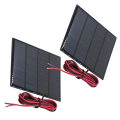 Solar Panel Small Cell Module Epoxy Charger DIY Kit For Cellphones DC Batteries
