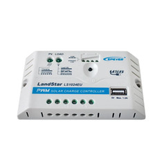 LS1024EU 10A EPEVER Solar Charge Controller With USB Port 12V 24V Solar Panel Ch