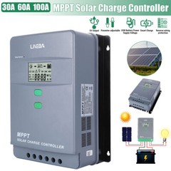 5200W 100A MPPT Solar Charge Controller 12V/24V/36V/48V Battery PV Regulator USB
