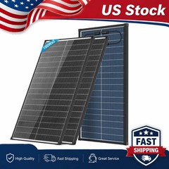 AeternaSol 200W (100W*2) 18V Solar Panel N-Type Mono Roof RV Boat Off-Grid