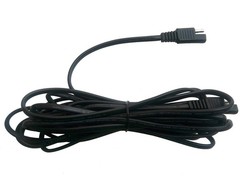 16FT Battery Charger Extension Cable SAE Connectors with Clamps for 12V Solar &