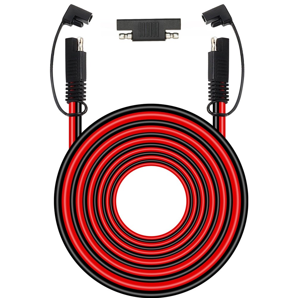 SAE Extension Cable 30FT Quick Disconnect Wire Battery Charger Cord Heavy Duty
