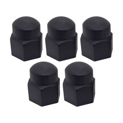 A.A 20 Pack -13/16″ Black Nylon Lug Nut Cover Cap for Trailer Camper Travel T…