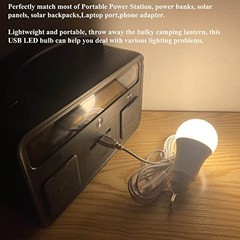 USB Light,USB Lamp,Camping Lights,7W Dimmable Hanging Portable Soft White