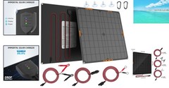 Efficient 20W Solar Battery Charger with Intelligent Protection for Cars & Boats