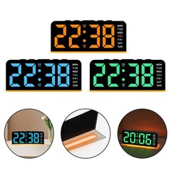 LED Alarm Clock with Clear Display and Built In Ambient Light Features