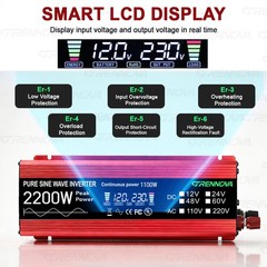 Grennova 2200W Off-Grid Solar System 60W Panel 60A MPPT Pure Sine Inverter