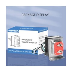 VIIVRIA 24V 40VA Doorbell Transformer – Heavy-Duty Copper Core … USA FAST SHIP