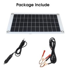 7.5W 12V solar panel charger solar panel semi flexible clip car charger (30W)