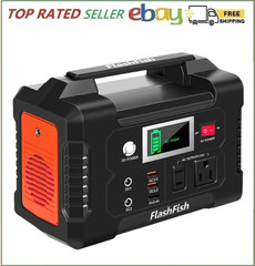 200W Portable Power Station, FlashFish 40800mAh Solar Generator With 110V AC …