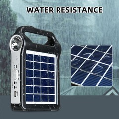 Solar Generator Panel Power Bank Outlet Camping Emergency Portable Power Station