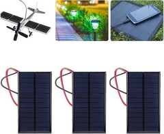 3Pcs Mini Solar Panels, DC 6V Solar Panel, Small Solar Panels, Polysilicon So…