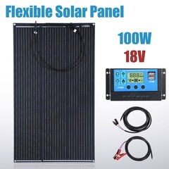 200W 400W Flexible Solar Panel Mono 12V Portable Power Camping RV Battery Charge