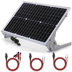 Waterproof 30W Solar Panel Kit, Smart MPPT Charge Controller