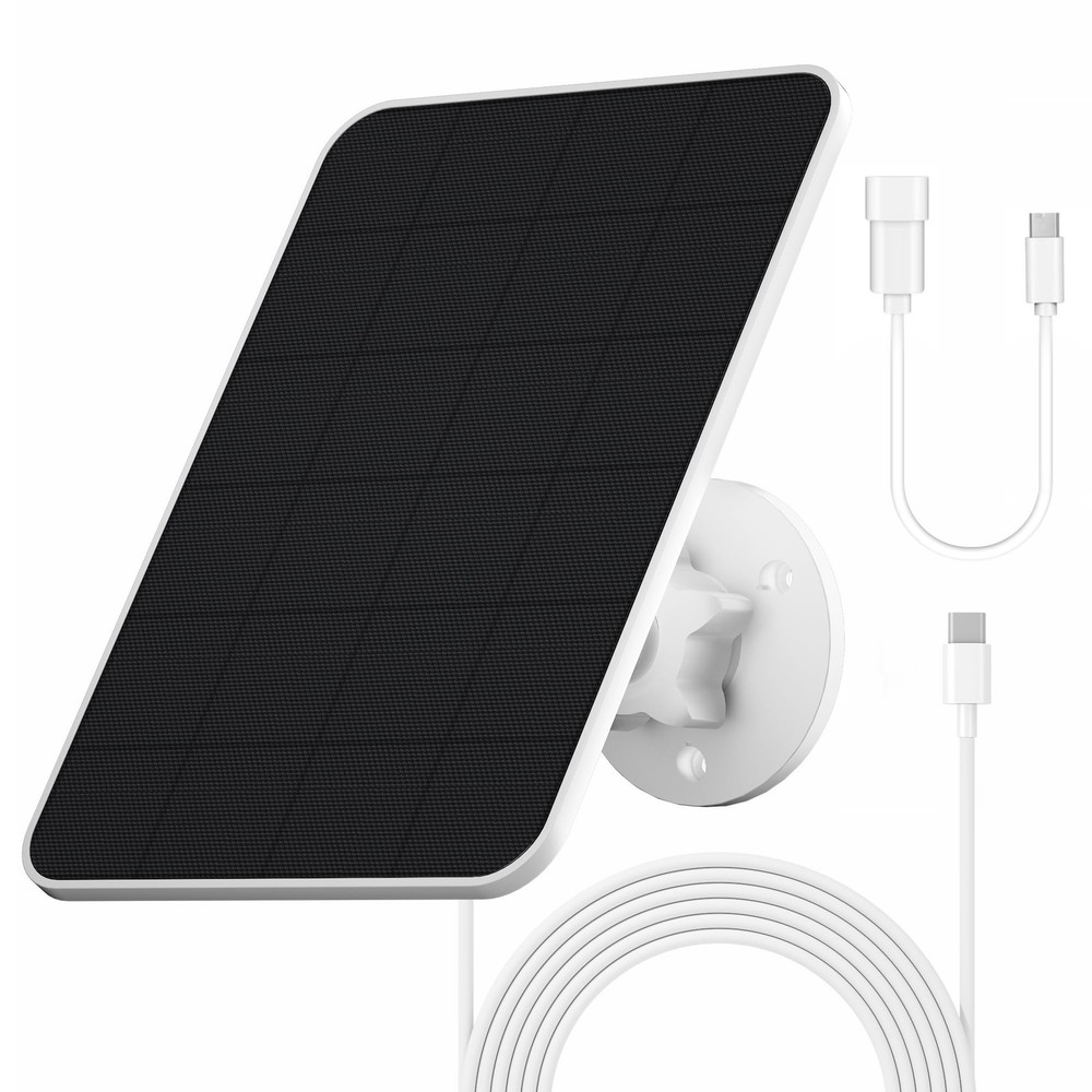 Solar Panel for eufy Camera,Security Camera,5V 4W Solar Panel for eufyCam 2/2