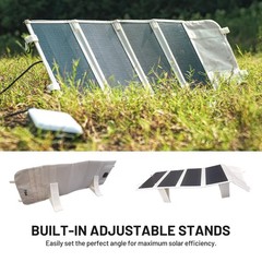 Litheli 24W Portable Solar Panel Charger Foldout Mini Solar Panel For Camping