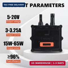 Transportable Solar Device 65W Support PD3.0 Consistent Power Financial Institut