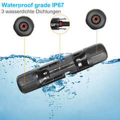 10-50 Pairs Solar Cable Connectors 30Amp Waterproof Wire Joiners Set 4mm-6mm M/F