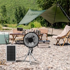 Solar Panel Powered Fan 10W Portable USB Fan Compact and Adjustable Stand