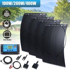 5000W Complete Solar Panel Kit Power Inverter Generator 30A 110V RV Grid System