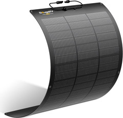 Bougerv Upgrade Arch 100W N-Type Fiberglass Flexible Solar Panel, 24 Volts 16BB