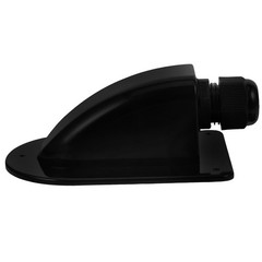 Single Hole Solar Cable Entry Box for Rv and Solar Panel Wiring Black Plastic