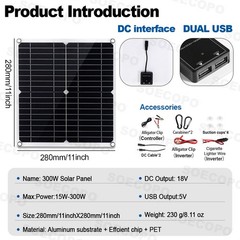 10000W High-Power Solar System Kit | 12V Input to 110V/220V Output | 2pcs Solar