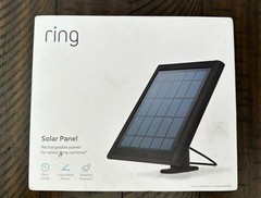 Ring Solar Panel Compatible with Spotlight Cam Battery & Stick Up Cam Battery BK