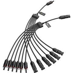 Solar Panel Y Connectors 6 to 1 Parallel Cable Kit