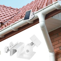 No Drill Adjustable Gutter Mount for Solar Panel Fits Most Fences and Gutters