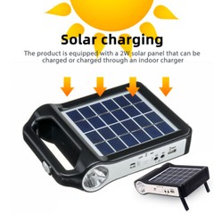 Solar Generator Panel Power Bank Outlet Camping Emergency Portable Power Station