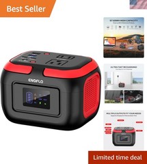 Compact 97.68Wh Solar Generator with 6 Ports – Ultimate Emergency Power Solution