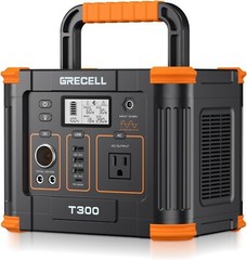 Portable Power Station 300W Peak 600W, 288Wh Solar Generator with 60W USB-C P…