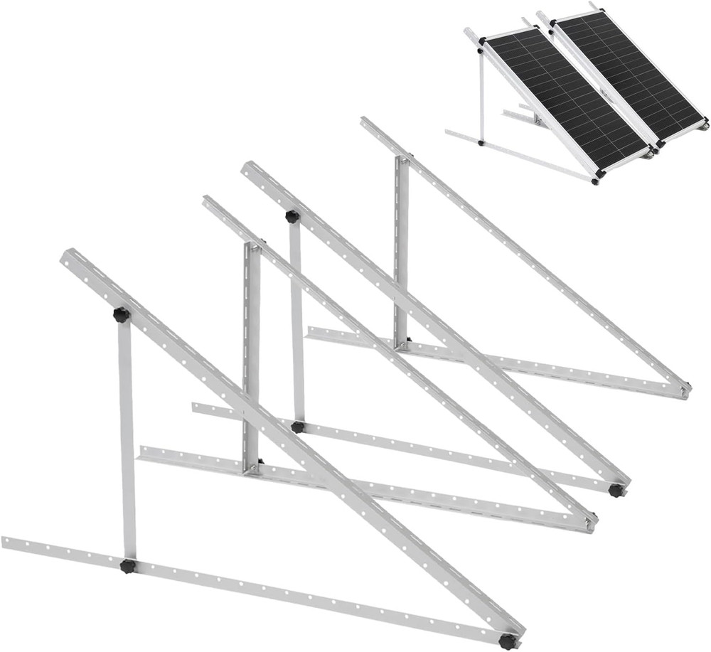 45 Inch 2 Sets Solar Panel Mounting Brackets Kit 0-90 Adjustable Solar Panel Til