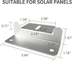 Robust Solar Z-Bracket Mounting System – Ideal for Roofs and Irregular Surfaces