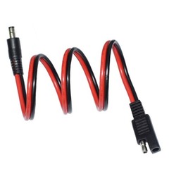 60cm Extension Cable with SAE 2Pin to DC5.5mm Connectors for Enhanceds Solar
