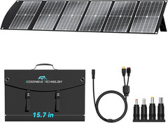 100W Portable Solar Panel Extremely Lightweight Compact Foldable with USB QC3.0,