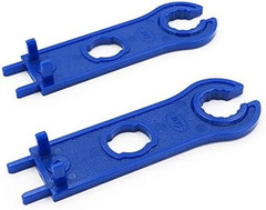 Solar Spanner Wrench for MC4 Connectors, Fits Solar Panel Tools | 2-Pair Solar S