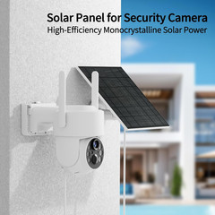 5W Solar Panels Smart Security Camera Solar Panel Micro USB USB-C Port DC 5V 360