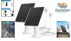 Reliable Solar Panel for Arlo Pro Cameras – Weatherproof & 360° Adjustable