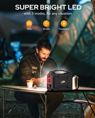 200W/100W Solar Generator with 40W Panel and 146Wh Portable Power Station