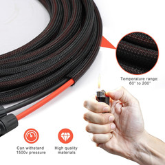 Twin Wire 30FT Solar Extension Cable – 10AWG (6Mm²) Solar Panel Connector, with