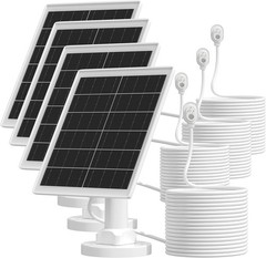 High-Efficiency 5W Solar Panel for Arlo Camera, 4 Pack