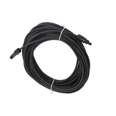 4mm² 20M Solar Panel Extension Cable Black+Red with M4 Connector for RV/Boat